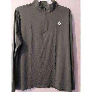 NWOT-Men's JumGear 1/4 Zip Athletic Wear Pullover Size XL‎ Dark Green